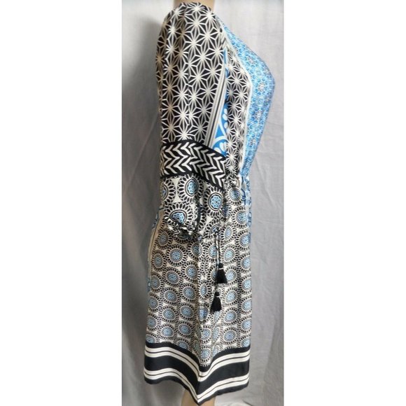 "LOFT" MULTI-COLOR MEDALLION CASUAL BLOUSON BOHO DRESS SIZE: SP NWT - Picture 5 of 6